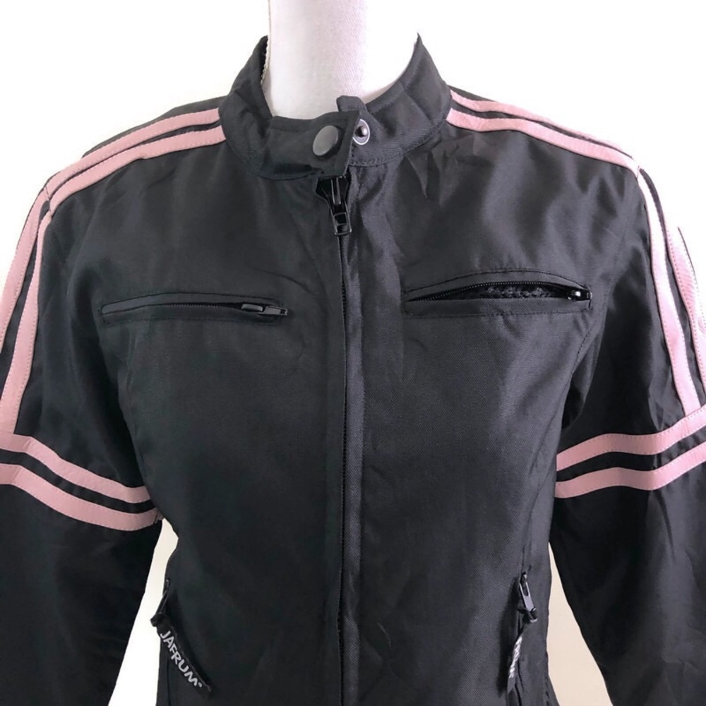 Jafrum Black Pink Sm Women’s Motorcycle Jacket